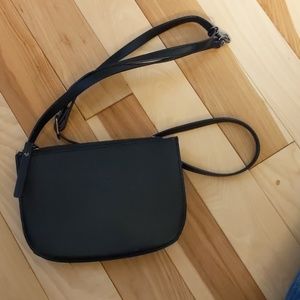 Lo & Son's Black saffiano leather Waverly 2 purse